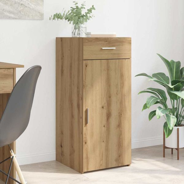 vidaXL Sideboard Schwarz Eichen-Optik 42,5 x 40 x 93 cm Holzwerkstoff, 883140