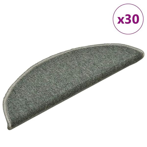 vidaXL Stufenmatten 30 Stk. Dunkelgrün 56x17x3 cm, 3365741