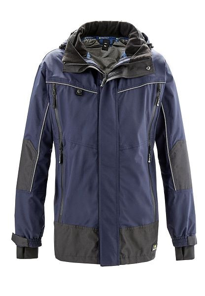 4PROTECT Wetterschutz-Jacke PHILLY, navy/schwarz, Größe: 4XL, 3301-4XL