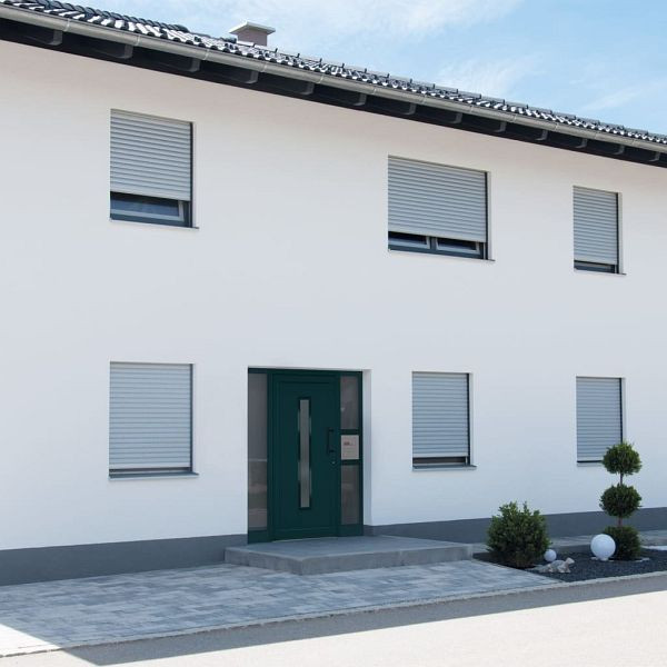 vidaXL Haustür Anthrazit 108x200 cm PVC, Sandwich-Styroporfüllung, 3157092