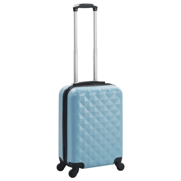 vidaXL Hartschalen-Trolley Blau ABS, 91894, 8719883562056