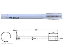 BAER HSSG Maschinengewindebohrer Form C - Rd 20 x 1/8, 350501009