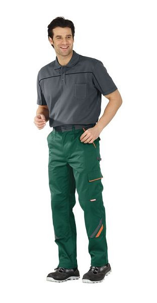 Planam Visline Bundhose, grün/orange/schiefer, Größe 106, 2422106