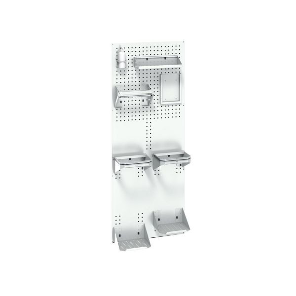 bott Care Station mit Zubehör, BxTxH: 735x340x1981mm, RAL 7035, 14030230.16