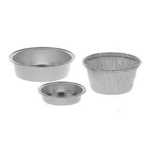 Bochem Einmal Aluminium Schalen, rund, 125ml, VE: 100 Stück, 11613