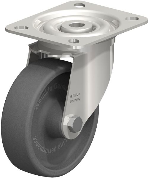 4x Hitzebeständige Edelstahl Lenkrollen ø100mm - Für Backofenwagen Bis 280°C