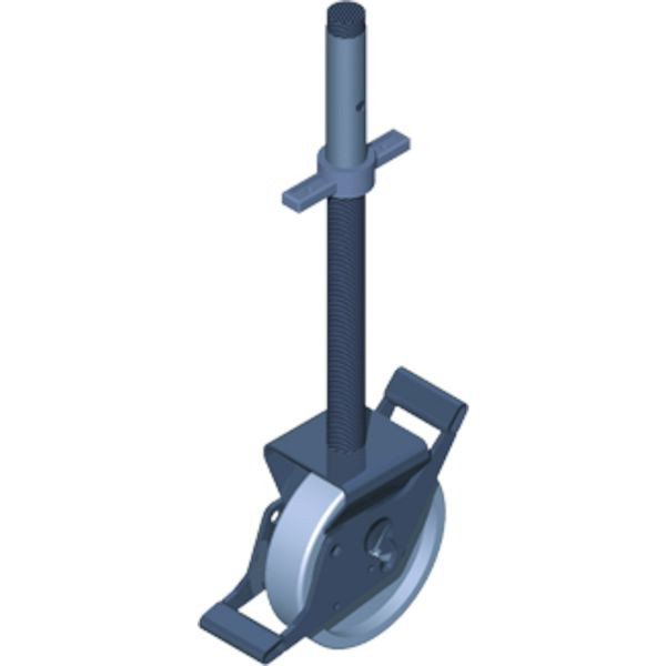 ZARGES Lenkrolle mit Spindel Ø 200 mm, 42917, 4003866429172