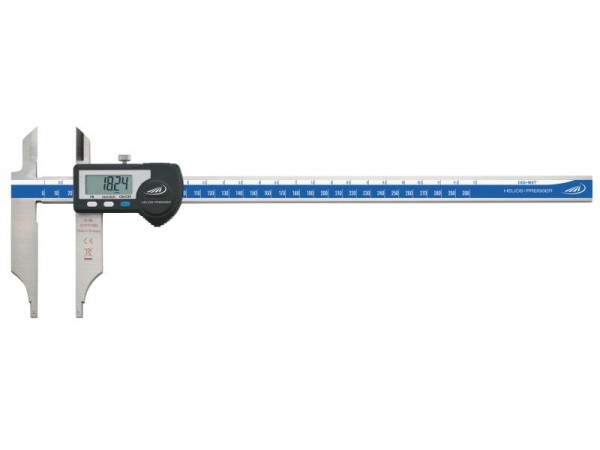 HELIOS PREISSER Digitaler Werkstattmessschieber, mit Spitzen, Messbereich 0 - 500 mm, 1330528