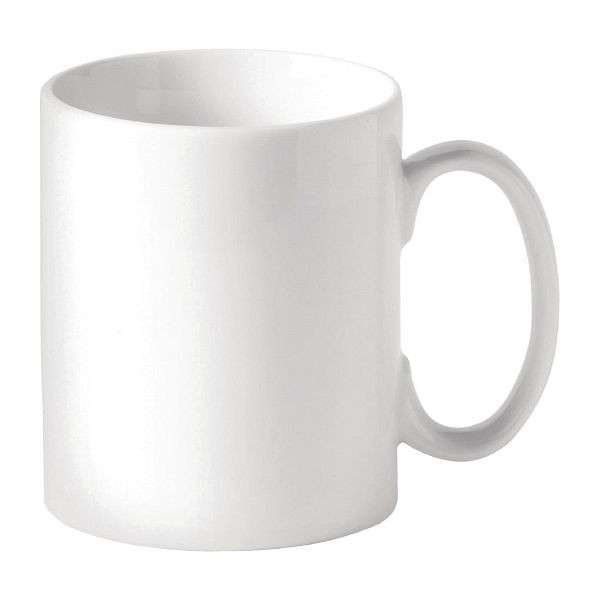 Utopia Titan Becher mit glatten Seiten Weiß 340ml (48 Stück), DY339