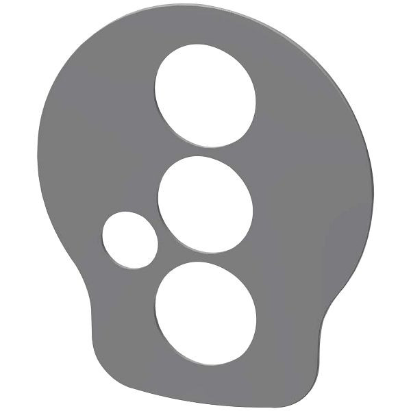 KWC Rosette, F5, Edelstahl, für Armatureneinheit, Baujahr bis 2021, 2030065031