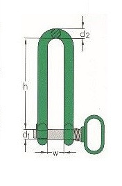 SHT Spundwandbohlen-Schäkel, Tragfähigkeit: 5000 kg, 704962