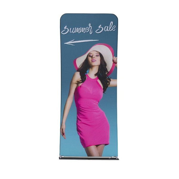 Showdown Displays Zipper-Wand Banner 100x200cm Druck einseitig, ZWB100-200G