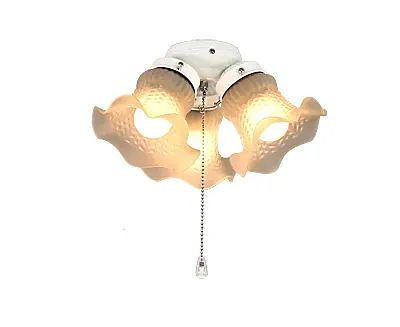 CasaFan Deckenventilator Leuchte 3 Lack weiß 3 Tulpen, 1021