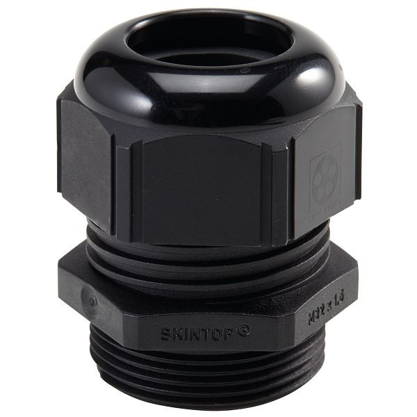 LAPP Kabelverschraubung SKINTOP® ST-M ISO 12X1,5 XL RAL 9005, schwarz, VE: 100 Stück, 53010000