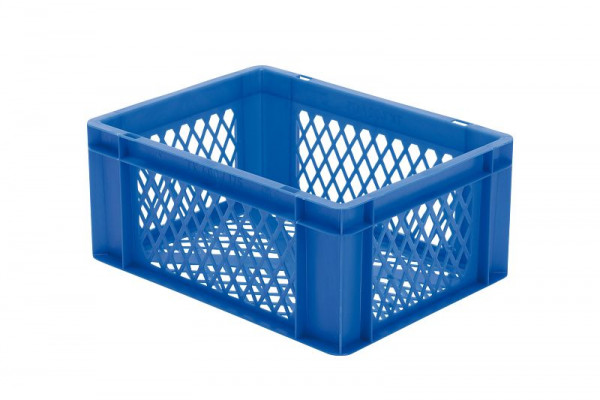 LA-KA-PE TK 400/175-2, blau, Transport-Stapelkasten, Wände und Boden durchbrochen, 07517 02 22
