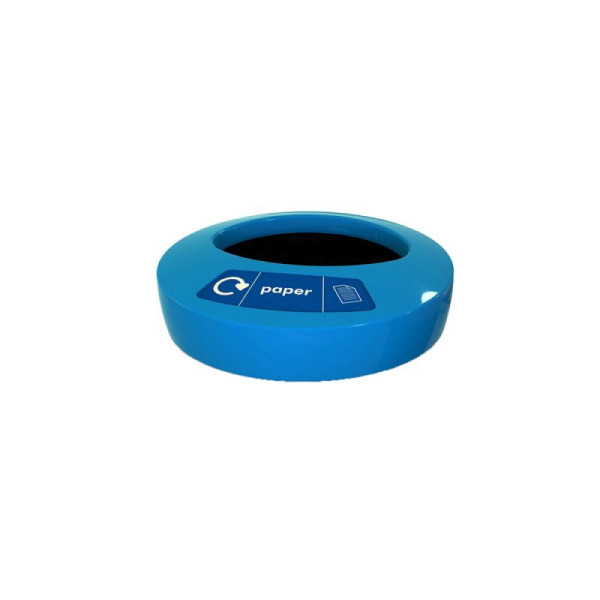 STEIN HGS Deckel EcoAce paper, blau, MDPE, 84095.0001