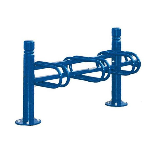 Stein HGS Fahrradständer -Trend-, 6er /2201mm, RAL 9010 reinweiß, 22593-08