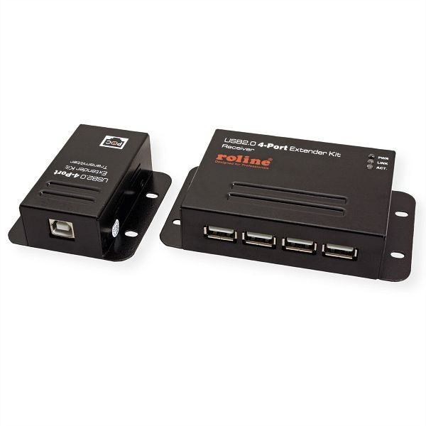 ROLINE USB 2.0 Verlängerung über RJ45, 4x USB, max. 50m, 12.04.1101