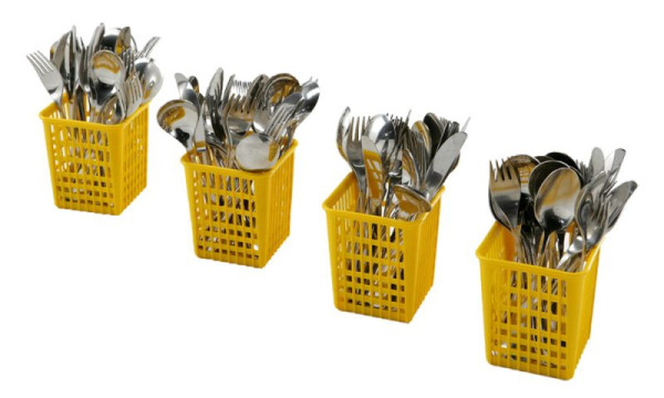 ZANUSSI Satz mit 8 Besteckbehältern, B x T x H in mm: 220 x 220 x 300, 406780068