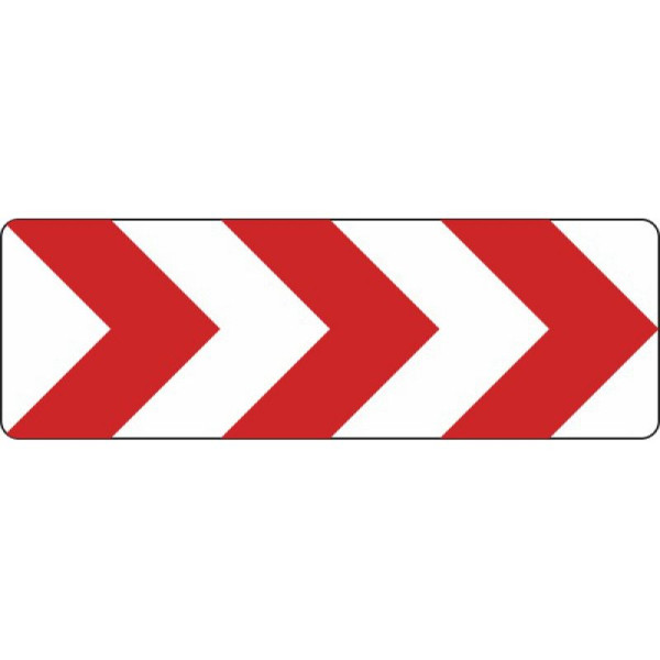 Stein HGS Richtungstafel in Kurven, rechtsweisend, 1500 x 500 mm, Alform, RA2, 625-21-122
