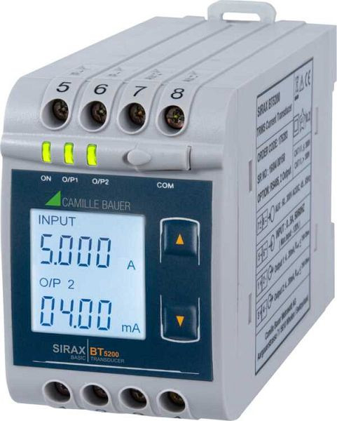 Camille Bauer Messumformer für Wechselstrom, RS485, LCD-Display, SIRAX BT5200, 175283