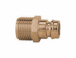 Riegler Temperier-Einstecknippel DN 9 mit Absperrventil, Außengewinde, 107985