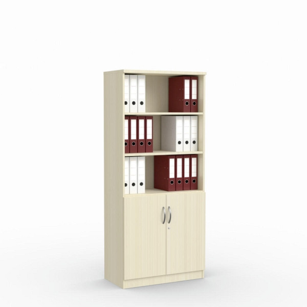 Deskin Kombischrank MULTI M, Ahorndekor, B 800 x H 1835 x T 420 mm, 258978