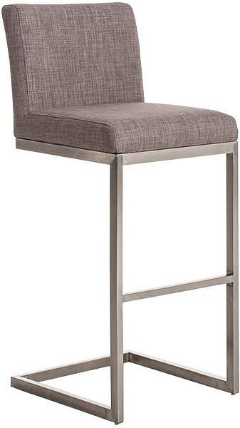 CLP Barhocker Paros Stoff, grau, 10367608, 4250420256464