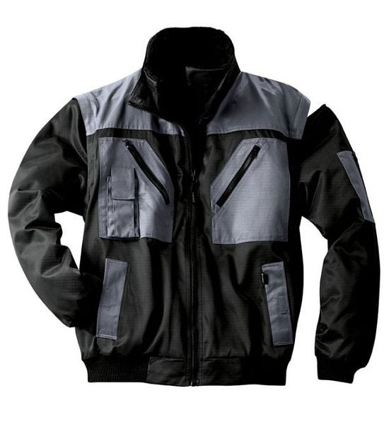 Scheibler 4 in 1-Pilotenblouson Nevada, schwarz/grau, Größe: M, 9044-M