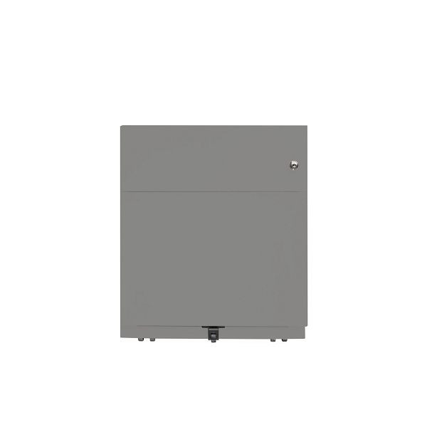Bisley Rollcontainer Note™, 2 Schubladen, Tiefe 565 mm, Griffleiste, 649 slate, NWA59M7SF649