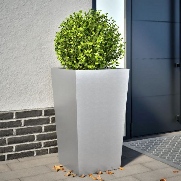 vidaXL Pflanzkübel 45x45x75 cm Verzinkter Stahl, 851104