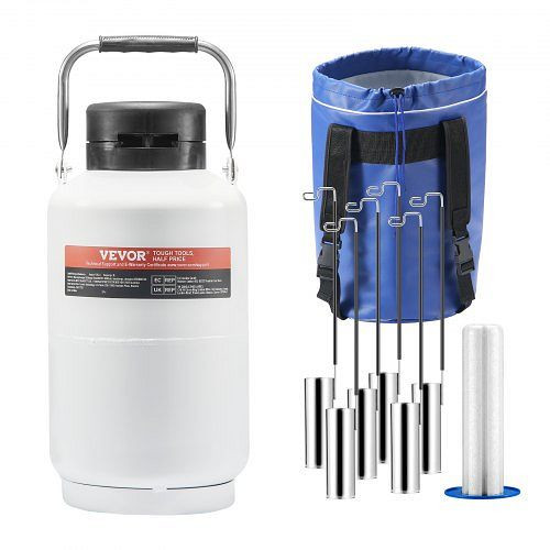 VEVOR Flüssigstickstofftank Stickstoffbehälter 3L LN2 Behälter 6 Kanister, CZXYDG3L0000R0BDWV0