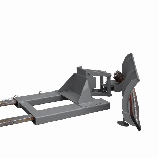 Eichinger Industrie Schneepflug mit Niveauausgleich, Einfahrtasche unten Schildbreite 1800 mm anthrazitgrau, stahl, 20730200096002