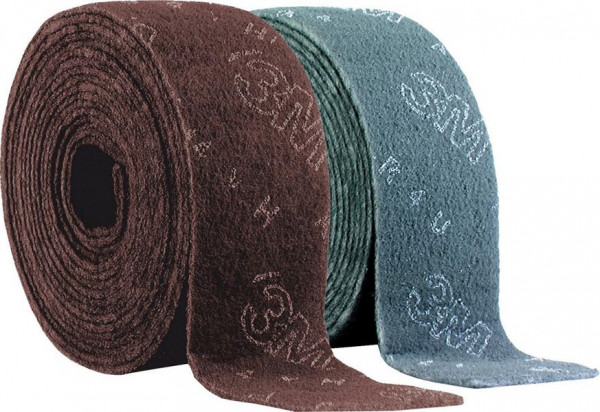 3M Scotch-Brite Clean and Finish Vliesrolle CF-RL, 50 mm x 10 m, A VFN, VE: 18 Rollen, 7000077463