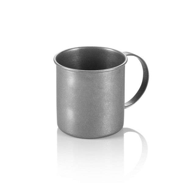 WAS Moscow Mule Set, 0,45 L, Ø 9 cm, Höhe 9 cm, vintage, VE: 2 Stück, Chromnickelstahl, PVD Beschichtung, 2034345