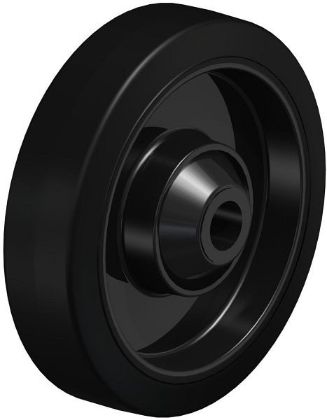 Blickle POEV 161/20K Rad aus Elastik-Vollgummi, Schwarz, 756699