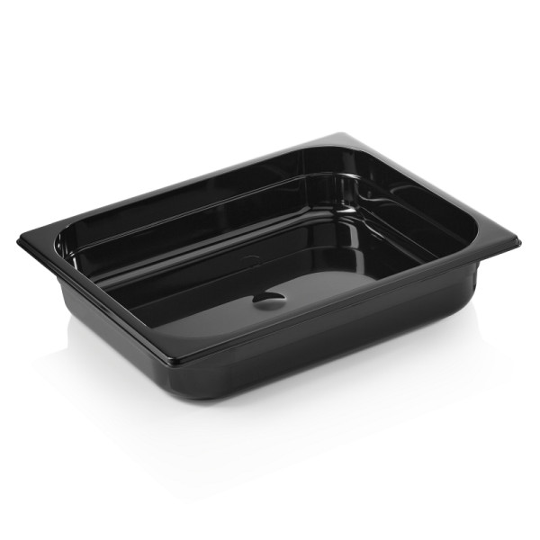 WAS GN Behälter GN 96 BLACK 1/2-065 mm, schwarz, Polycarbonat, 9612065