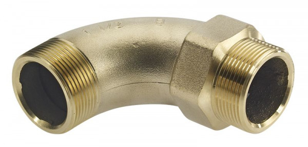 BENDER WN Bogen 90 Grad, Außengewinde/Außengewinde, DN 40, 9004296