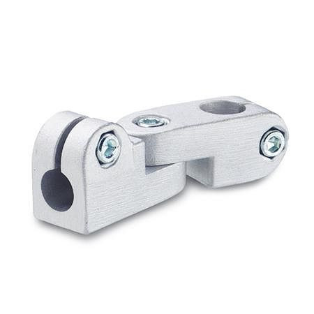 Ganter Gelenk-Klemmverbinder, Aluminium (GN 283-B14-B16-2-BL), VE: 5 Stück, 283-B14-B16-2-BL
