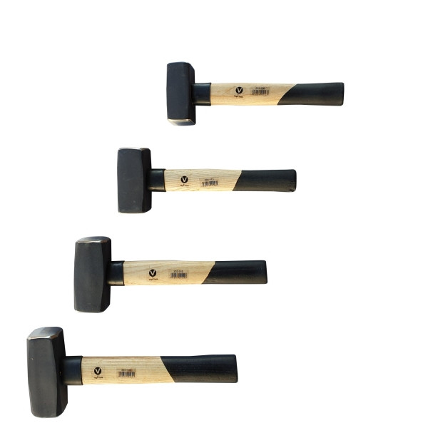 VaGo-Tools 4-teiliges Set Fäustelhammer 800/1250/1500/2000g, 233-508/512/515/520 je 1_zv