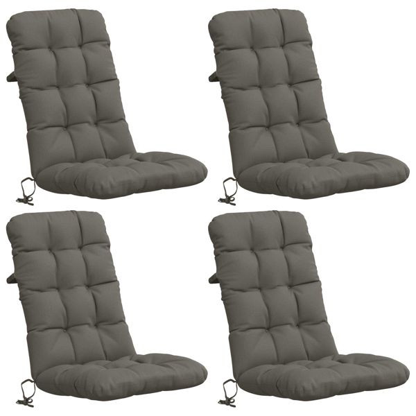 vidaXL 4-teiliges Hochlehner Kissenset VIANEN 4 pcs 100 % Polyester, 953777