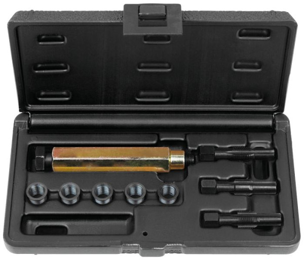 KS Tools THREADfix Reparatur-Satz M10x1,25 für Glühkerzen, 9-teilig, 150.5050