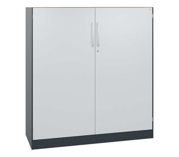 C+P Flügeltürenschrank Asisto, H1310xB1200xT435mm, 7016/7035, 141031-000 S10150