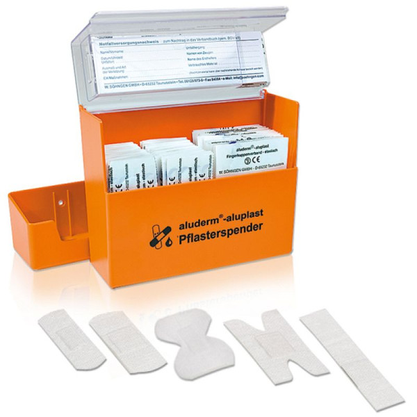 Stein HGS Pflasterspender -aluderm®-aluplast-, inkl. 115 Pflastern, 24929