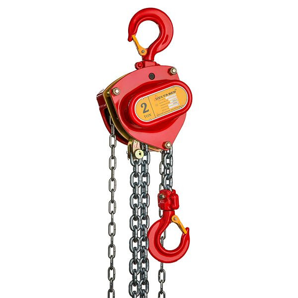 DELTA RED® Premium Stirnradkettenzug, 2t mit 3m Hubhöhe, DR.0.04102003