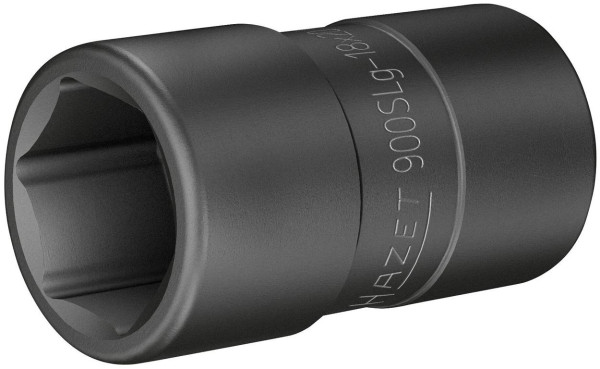 Hazet Steckschlüsseleinsatz FORD Radverschraubung, Vierkant hohl 12,5 mm (1/2 Zoll), Außen-Sechskant-Tractionsprofil, 18 x 20 mm, 900SLG-18X20