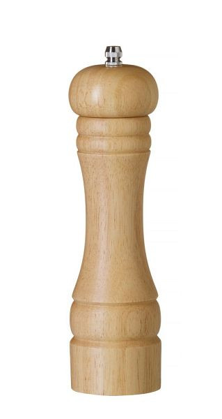 Hendi Salzmühle aus Holz, hell, ø57 x 215mm, Keramik, 469736