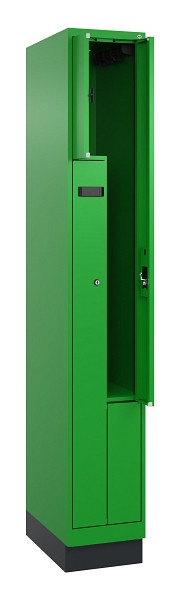 C+P Z-Spind Evolo PLUS, Sockel, 2 Fächer, 1950x300x500mm, 6037/6037, Zylinderschloss, 049023-102 S10052