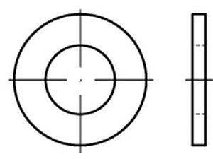 Scheiben DIN 125 Leichtmetall A 4,3 Al VE=K (100 Stück)