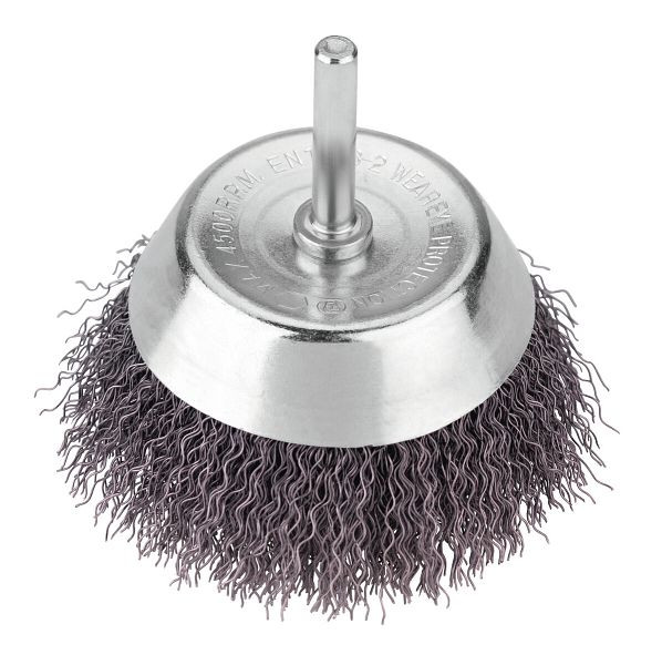 HiKOKI Stahldraht-Topfbürste 75x0,3 mm / 6 mm, Stahl, gewellt, 751323